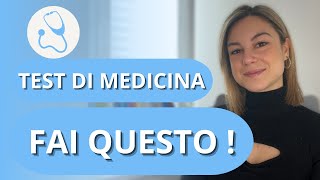 COME PREPARARSI AL TEST DI MEDICINA 4 step per studiare bene [upl. by Abrams734]