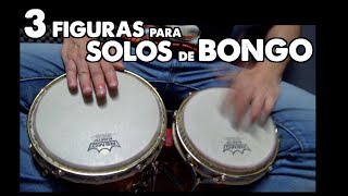 3 figuras para SOLOS de BONGO Joaquin Arteaga 3 bongo fills for solos [upl. by Nylave]