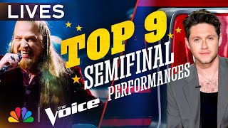 Every Performance from the Top 9 Lives  The Voice  NBC [upl. by Groeg]