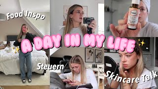 A DAY IN MY LIFE  FOOD INSPO SKINCARE TALK LEGDAY  Hannah Theresa [upl. by Dlarrej]