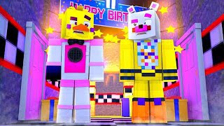 Funtime Freddy and Chica Switch Bodies Minecraft FNAF Roleplay [upl. by Ynohtnaluap]