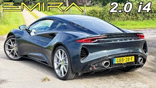 Lotus Emira i4 AMG  REVIEW on AUTOBAHN [upl. by Inalaek]