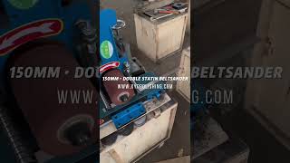 Removal of oxide layer flat metal polishingmachine metalworking diytools polishing [upl. by Enilraep594]