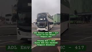 Various Buses  Routes for Cardiff and Malpas [upl. by Ssac664]