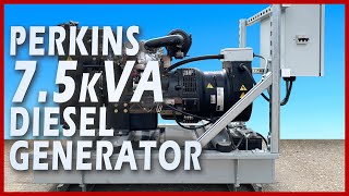 Perkins Diesel Generator 75kVA  XP78 Test perkins  fgwilson Authorised Dealer [upl. by Brost]