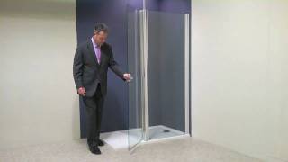 Unishower 1500 walk in shower screen with 1400x900 tray 2mp4 [upl. by Ycnaffit663]