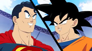 Goku vs Superman RAP BATTLE [upl. by Cybill]