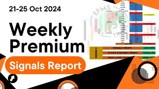 PREMIUM WEEKLY SIGNALS REPORT BY EFMS TRADE WEEK 2125 OCT 2024 [upl. by Anitroc315]