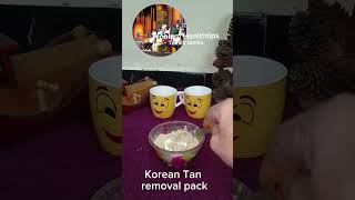 New tan removal pack skin food faceskincare facecleanser haircare facemask tips korean [upl. by Emaj]