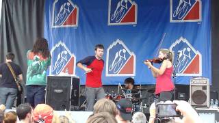 Flobots  Fight With Tools live [upl. by Annayram]