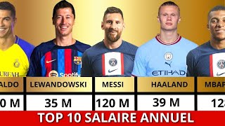 TOP 10  Les Footballeurs Les Mieux Payés Au Monde [upl. by Attirehs]