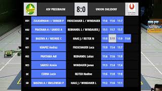 BadmintonBundesliga 3 Runde Pressbaum  Ohlsdorf Court 1 [upl. by Akiemehs495]