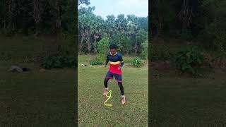 Hurdle strengthening practice kiplayerfootballbaremdortamhakapyrthei footballshorts viral skills [upl. by Noxin359]