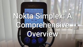 Nokta Simplex A Comprehensive Overview [upl. by Gelasias]