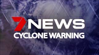 Channel 7 Mackay  TC Debbie Cyclone Warning 280317 [upl. by Nnairet990]