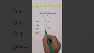 Exponent Base TRICKS You Need to Know in 2024 maths [upl. by Eannaj]