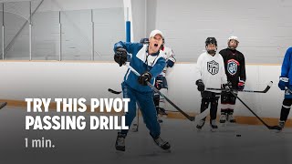 Try This Pivot Passing Drill [upl. by Ahsikad]