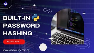 Hashing Passwords in Python Using Builtin Modules [upl. by Linn532]