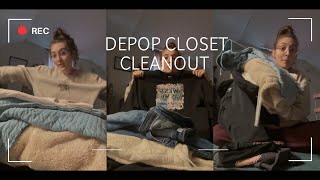 Depop Closet Cleanout 🛍️❤️ [upl. by Per875]