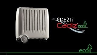 Dimplex Cadiz Eco Oil Free Electric Radiator with Timer  2kW CDE2Ti [upl. by Grantland]