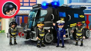 Toni wechselt zum SEK Playmobil Polizei Film  KARLCHEN KNACK 182 [upl. by Neelasor539]