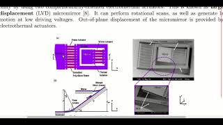 20 Years Evolution of Electrothermal MEMS Mirror for EndoOCT [upl. by Guerin628]