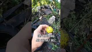 I didn’t know golf balls made that sound 😂 golfball demolition excavation ￼ [upl. by Moynahan844]