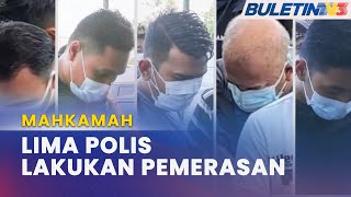 MAHKAMAH  5 Anggota Polis MPV Tidak Mengaku Lakukan Pemerasan [upl. by Ecyle]