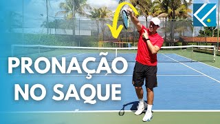 PRONAÇÃO no saque EXPLICADA  Falasca Tennis [upl. by Pfosi186]