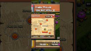 200 Bat SPELL VS MOMMA pekka base  Clash of Clans  clashofclans coc shorts trending [upl. by Tterag]