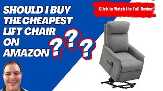 Are Amazons Affordable Lift Chairs Worth The Hype Lets Investigate [upl. by Harutek]