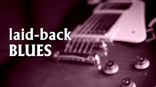 Laid Back Blues Guitar Backing Track D 60 bpm [upl. by Aerbma911]