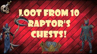 Opening 10 Raptors Chests  Runescape 3 [upl. by Atalee496]