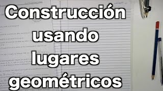 Ficha Geometría Ejercicio 7b Construcción con Regla y compás [upl. by Dame236]