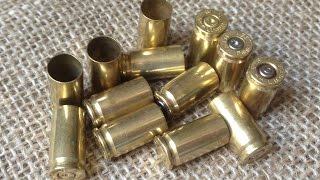 9mm Pistol Brass Casings for Jewelry or Reloading [upl. by Nellda]