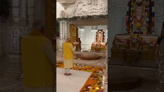 Shri Narendra Modi Ji Ram Mandir Aarti Darshan Latest Vlogs Videos l youtubeshorts l shorts l [upl. by Close]