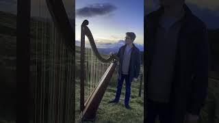 The magical Aeolian Harp effect harp wales magical [upl. by Helsie]