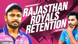 IPL 2025 Rajasthan Royals Retain Players  Whos Staying and Going rajasthanroyals [upl. by Sucirdor788]