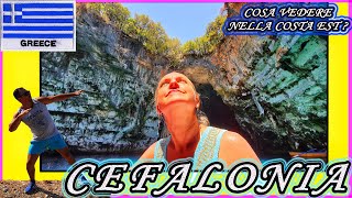 CEFALONIA cosa vedere nella costa Est Vlog Ita Drone Grecia Spiagge Lago Melissani Ep 23 [upl. by Aihsi]