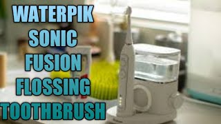 WATERPIK SONICFUSION FLOSSING TOOTHBRUSH COMBO [upl. by Duwalt]