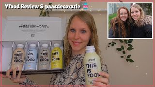 Unboxing Yfood 🍶Review Naar Maaseik Belgie Paasdecoratie 🥚🐰 [upl. by Laural]