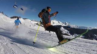 Snow Trail Bernkogel  Saalbach [upl. by Luahs]