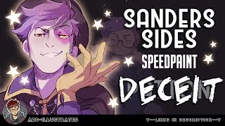 D̸͉̄Ë̶̪́C̶̳̾Ę̴͊Î̸̗T̸͍͝  Sanders Sides Speedpaint [upl. by Yellek869]