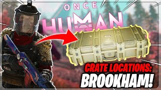 Brookham  ALL Crate Locations  Once Human Gameplay Guide [upl. by Illak222]