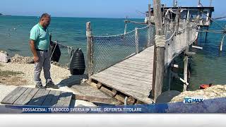 Fossacesia Trabocco sversa in mare deferita titolare [upl. by Yllas230]