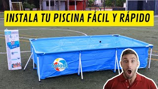 En 2 minutos aprende a instalar piscina Bestway 300 x 201 x 66 cm [upl. by Nylaehs256]