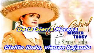 Ana Gabriel  Cielito Lindo KARAOKE [upl. by Aicilec]