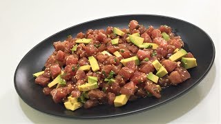 Tuna Tartare Asian Tuna Tartare best recipe Tuna Tartare with avocado [upl. by Nylesaj140]