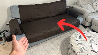 EasyGoing 4 Seater Sofa Slipcover Review Best Protection for Your Couch [upl. by Dnalerb838]