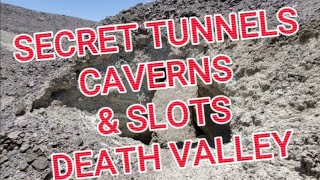 Secret Slot Canyon Caves amp TunnelsDeath Valley [upl. by Carrissa]